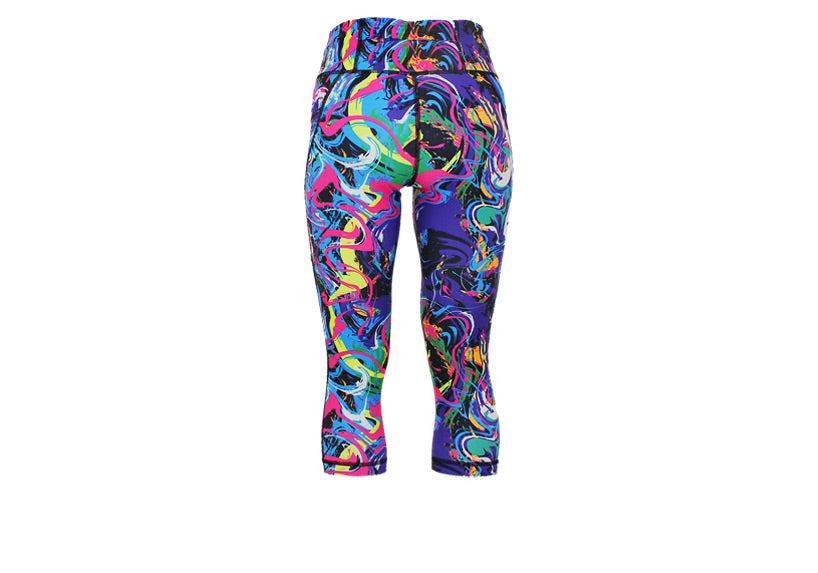 PRE ORDER Capri Colour Riot Leggings with pockets