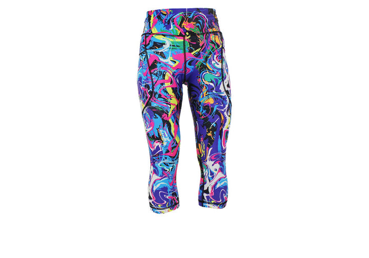 PRE ORDER Capri Colour Riot Leggings with pockets