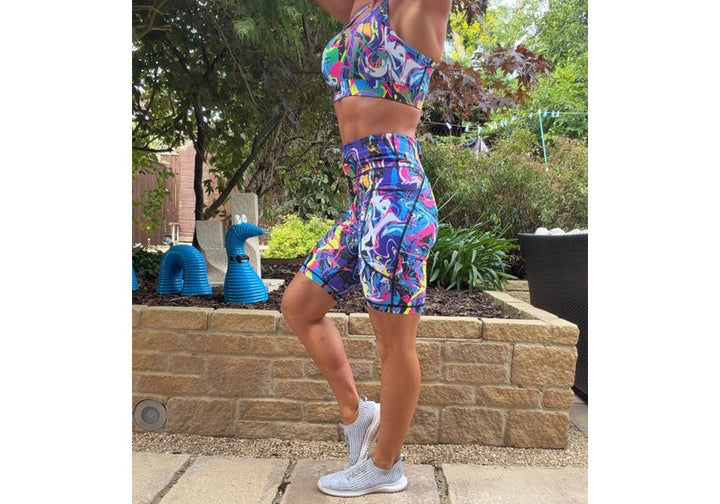 PRE ORDER Colour Riot Long Shorts with pockets