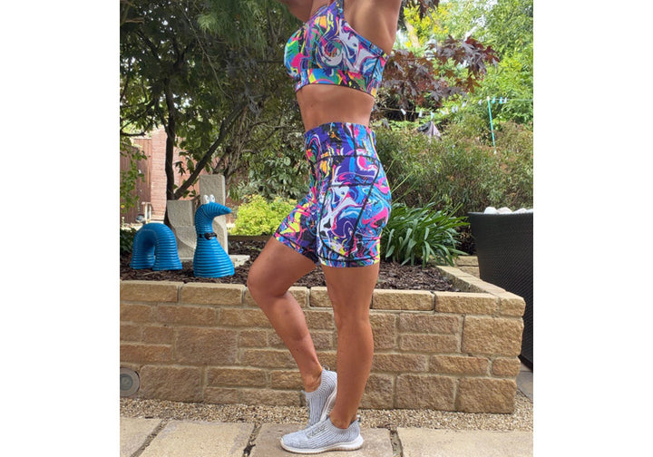 PRE ORDER Colour Riot Mid Shorts with pockets