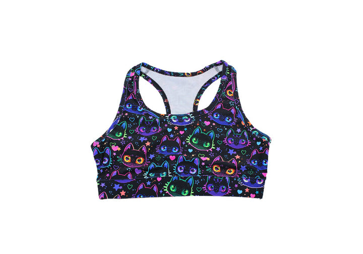 PRE ORDER Cosmic Kitty Sports Bra