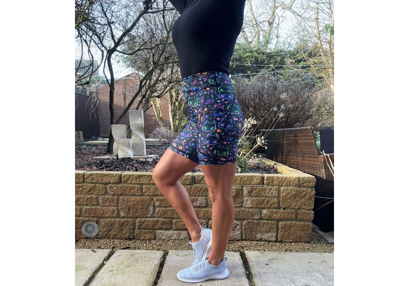 PRE ORDER Cosmic Kitty Mid Shorts with pockets