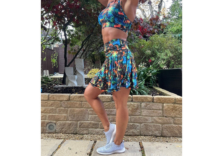 PRE ORDER Cosmic Ripples Skort