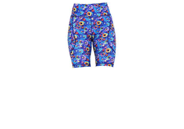 Daisy Dreamscape Long Shorts with pockets