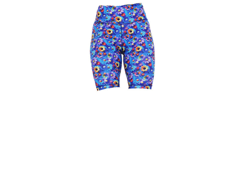 Daisy Dreamscape Long Shorts with pockets