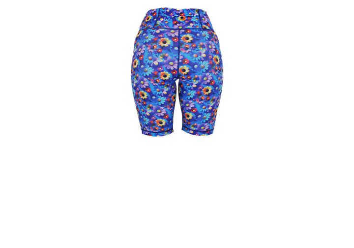 Daisy Dreamscape Long Shorts with pockets
