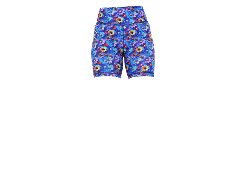 Daisy Dreamscape Mid Shorts with pockets