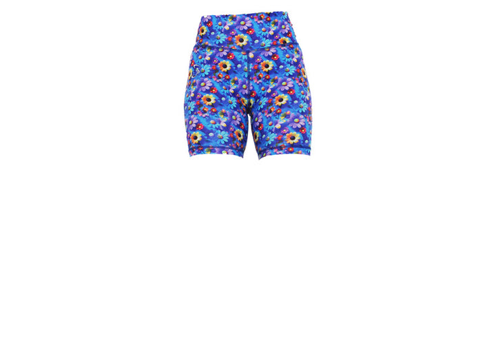 Daisy Dreamscape Mid Shorts with pockets