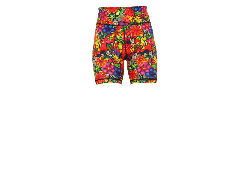 Doodle Blooms Mid Shorts with pockets