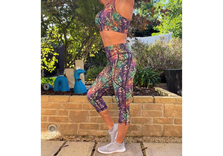PRE ORDER Capri Emberfall Leggings with pockets