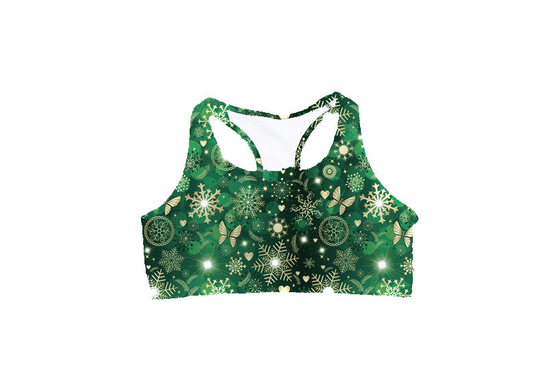 PRE ORDER Emerald Frost Sports Bra