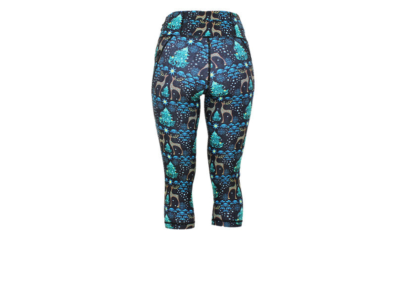 PRE ORDER Capri Enchanted Forest Leggings with pockets
