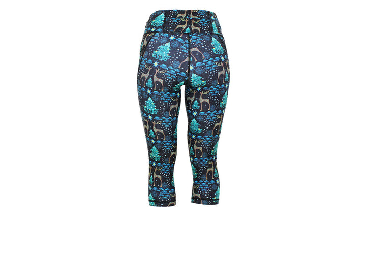 PRE ORDER Capri Enchanted Forest Leggings with pockets