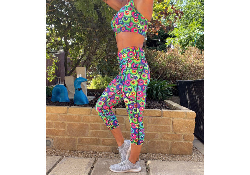 PRE ORDER Capri Eye Candy Leggings with pockets