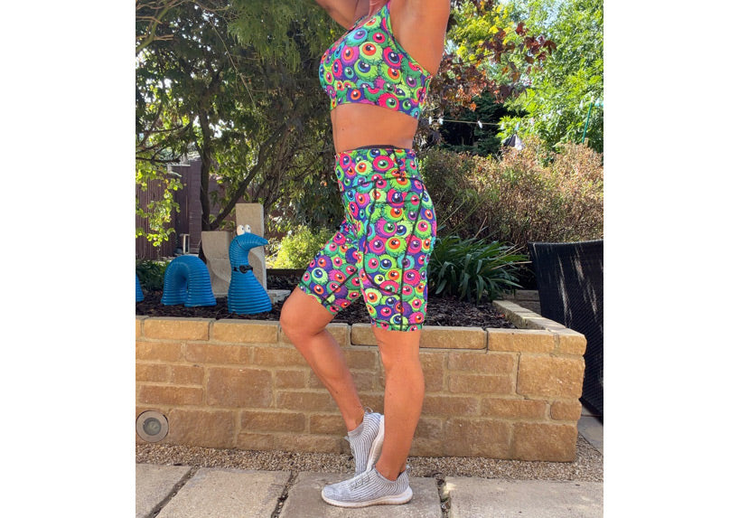 PRE ORDER Eye Candy Long Shorts with pockets