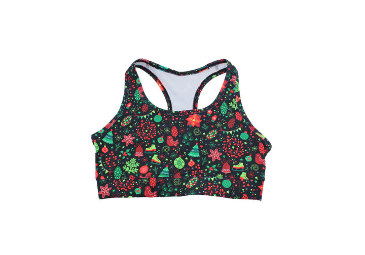 PRE ORDER Festive Charms Sports Bra