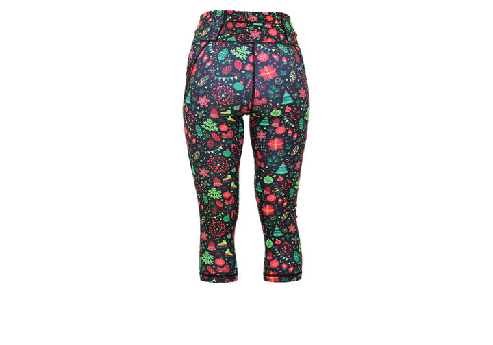 PRE ORDER Capri Festive Charms Leggings with pockets