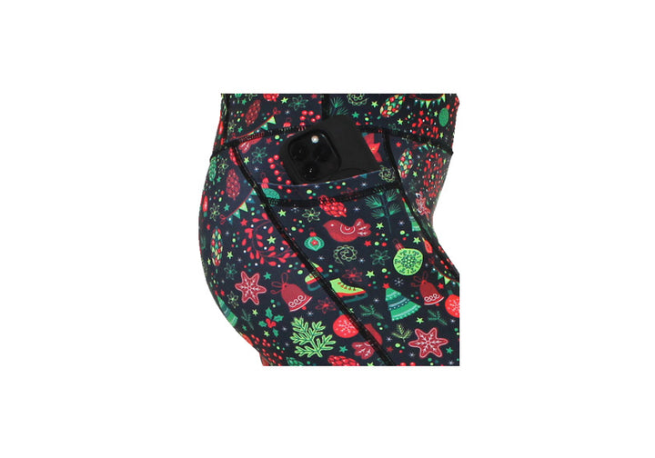 PRE ORDER Capri Festive Charms Leggings with pockets
