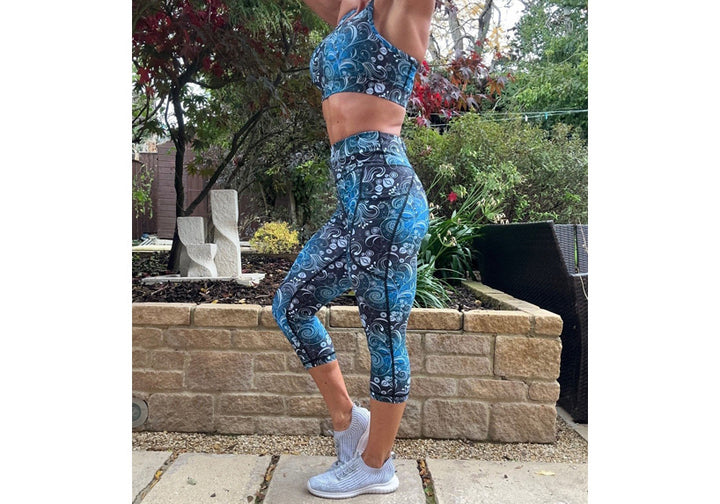 PRE ORDER Capri Filigree Leggings with pockets