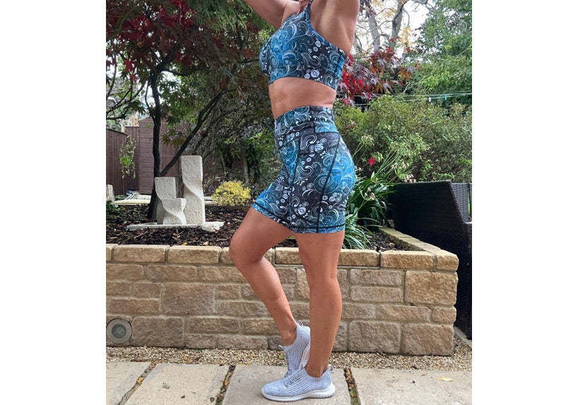 PRE ORDER Filigree Mid Shorts with pockets