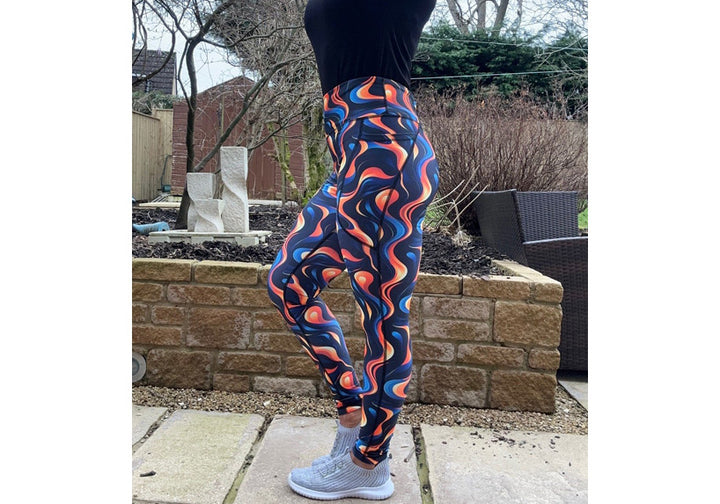 Fire and Ice leggings with pockets