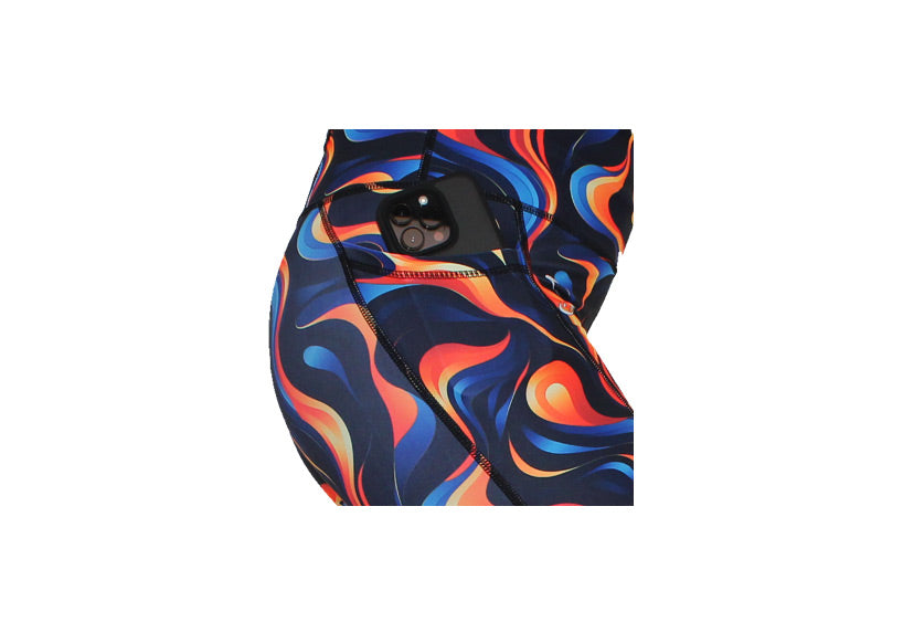 Fire and Ice Mid Shorts with pockets
