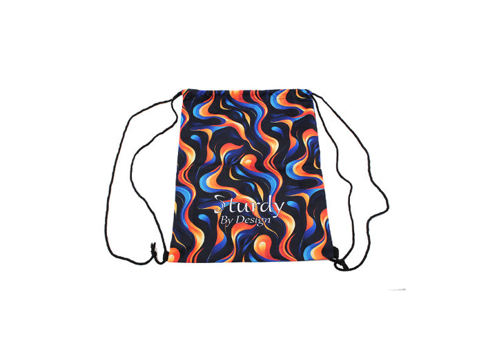 Fire and Ice Drawstring Bag