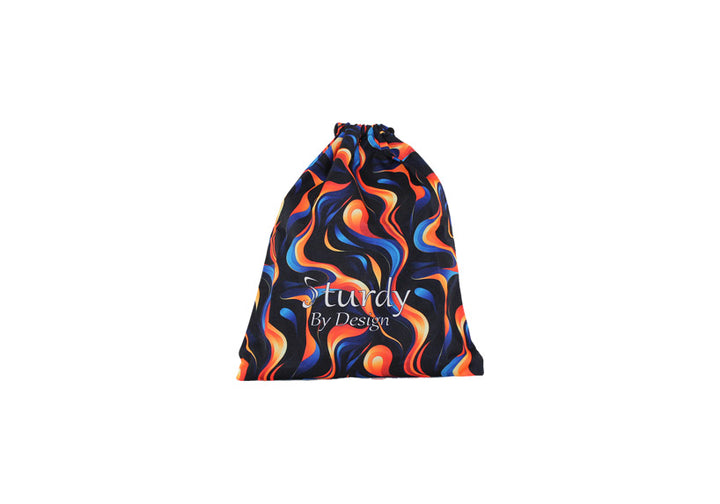 Fire and Ice Drawstring Bag
