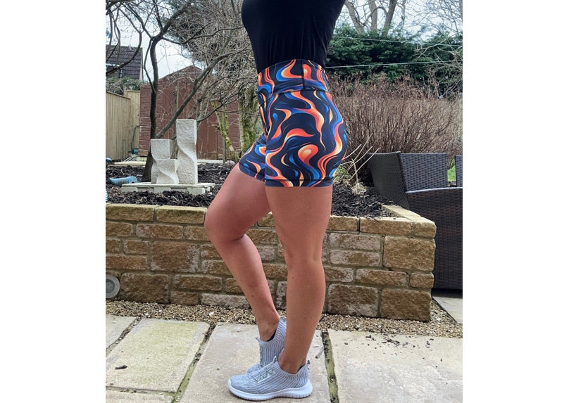 Fire and Ice Short Shorts