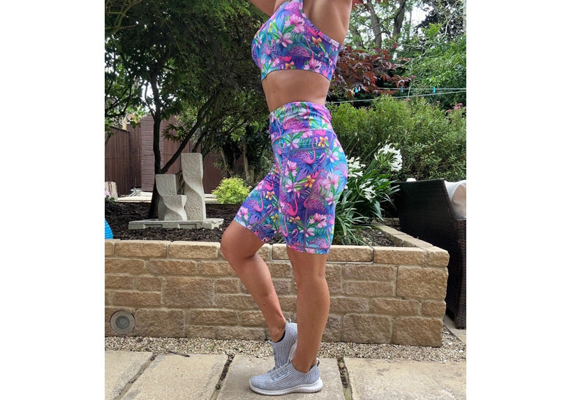 Flamingo Long Shorts with pockets
