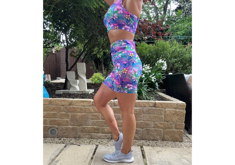 Flamingo Mid Shorts with pockets