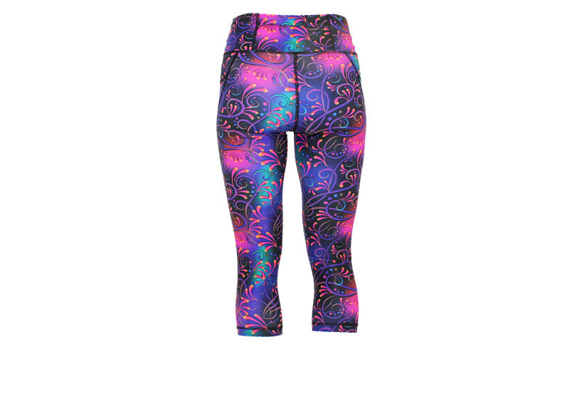 PRE ORDER Capri Fluoria Leggings with pockets