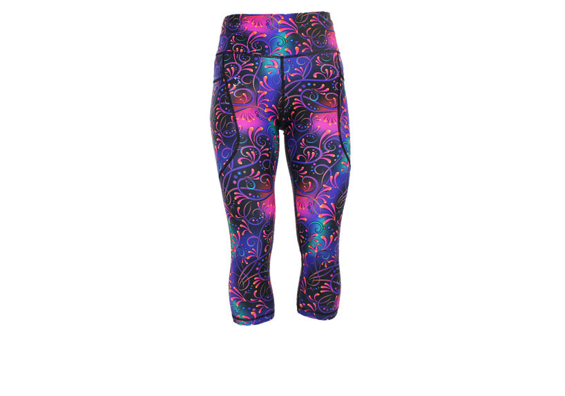 PRE ORDER Capri Fluoria Leggings with pockets