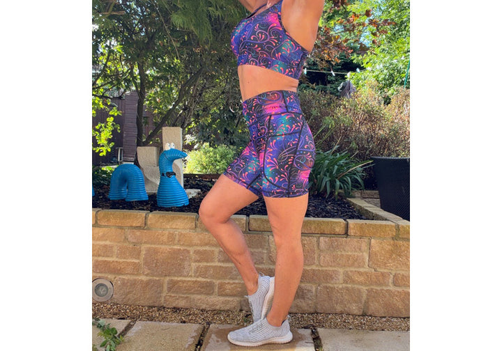 PRE ORDER Fluoria Mid Shorts with pockets