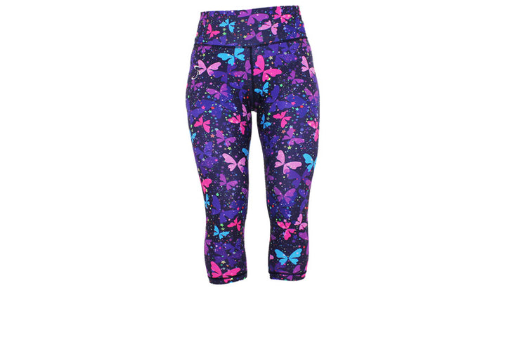 Capri Flutterby Leggings with pockets