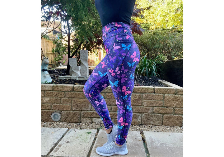 Flutterby leggings with pockets