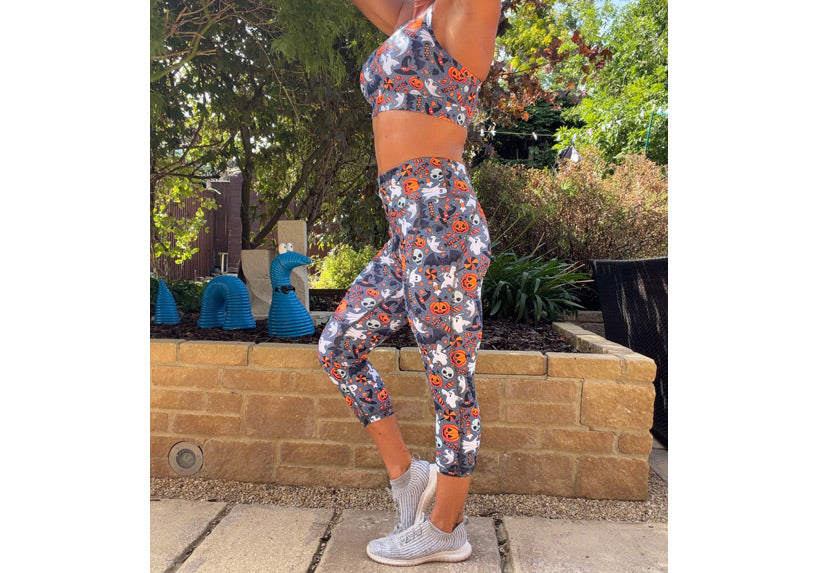 PRE ORDER Capri Frightfest Leggings with pockets