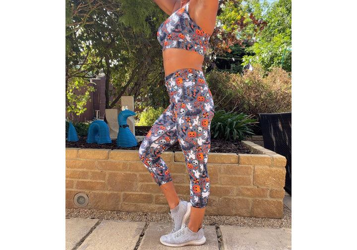 PRE ORDER Capri Frightfest Leggings with pockets