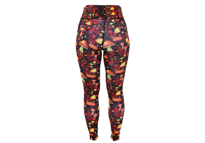 Funky Fungi leggings with pockets