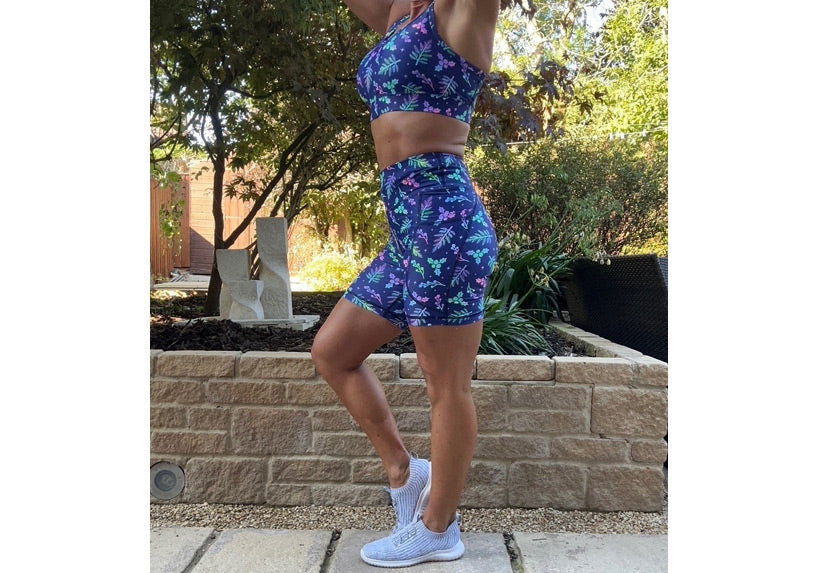 PRE ORDER Glowberries Mid Shorts with pockets