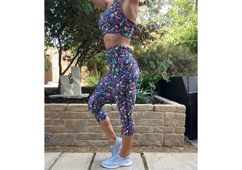 PRE ORDER Capri Halloween Leggings with pockets