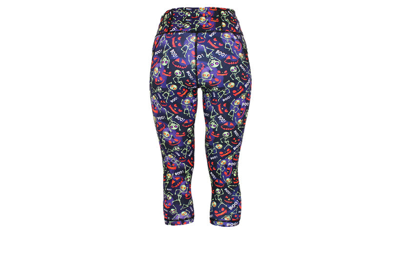 PRE ORDER Capri Halloween Leggings with pockets