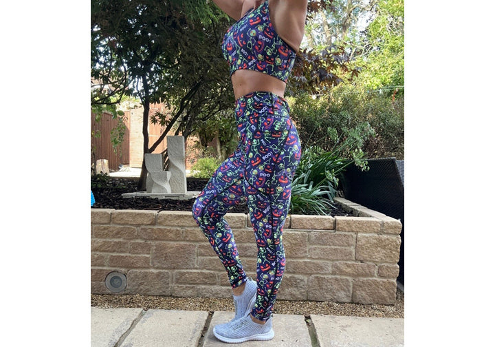PRE ORDER Winter Retro Halloween Leggings with Pockets