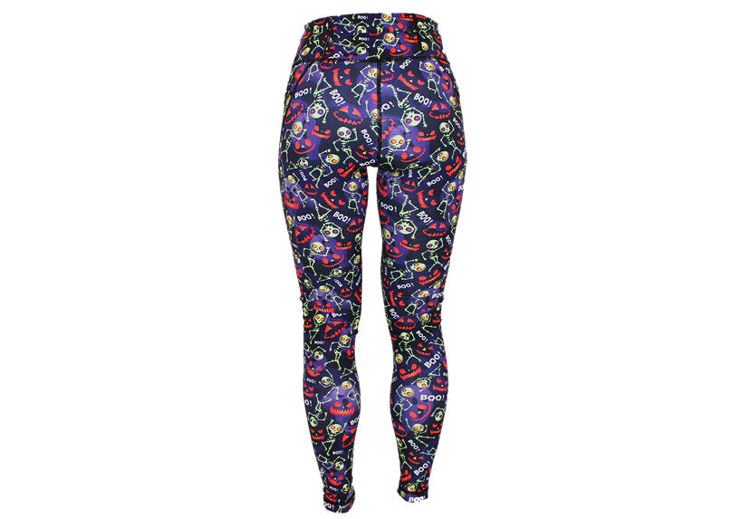 PRE ORDER Winter Retro Halloween Leggings with Pockets