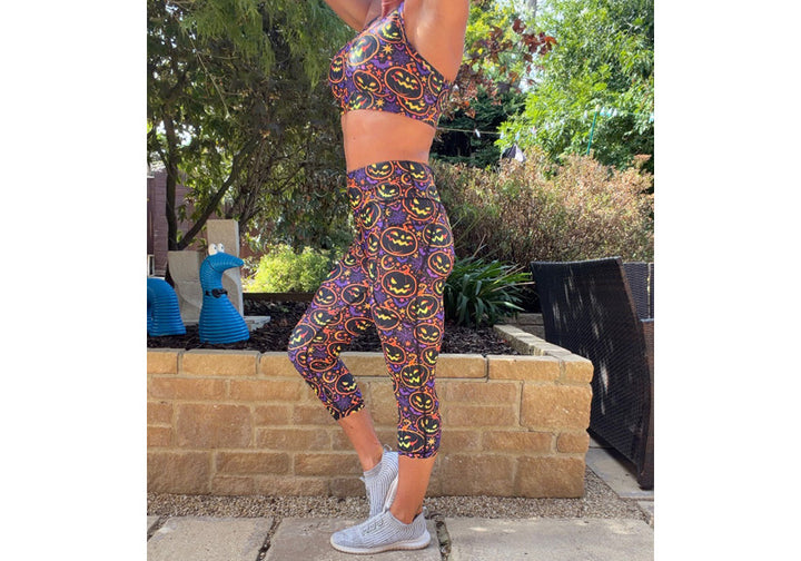 PRE ORDER Capri Hallowmania Leggings with pockets