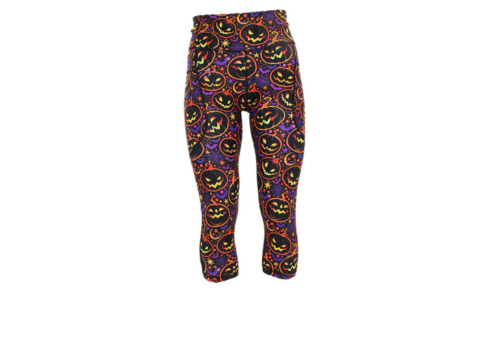 PRE ORDER Capri Hallowmania Leggings with pockets