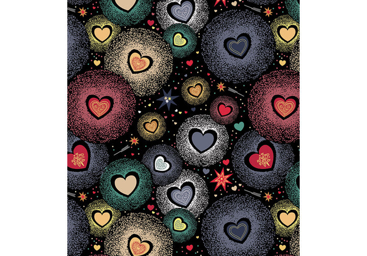 Hazy Hearts leggings with pockets