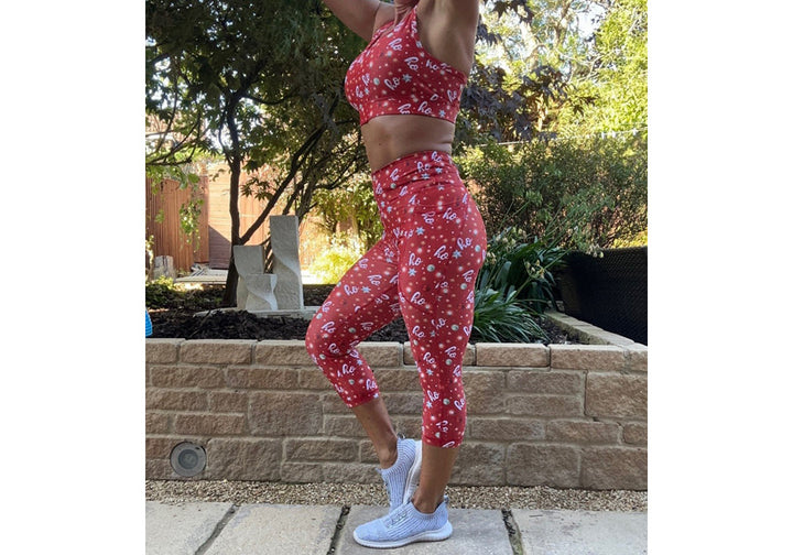 PRE ORDER Capri Ho So Jolly Leggings with pockets