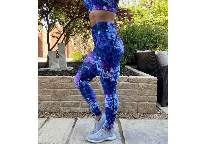 PRE ORDER Winter Iridescent Leggings with Pockets