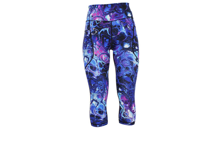 PRE ORDER Capri Iridescent Leggings with pockets